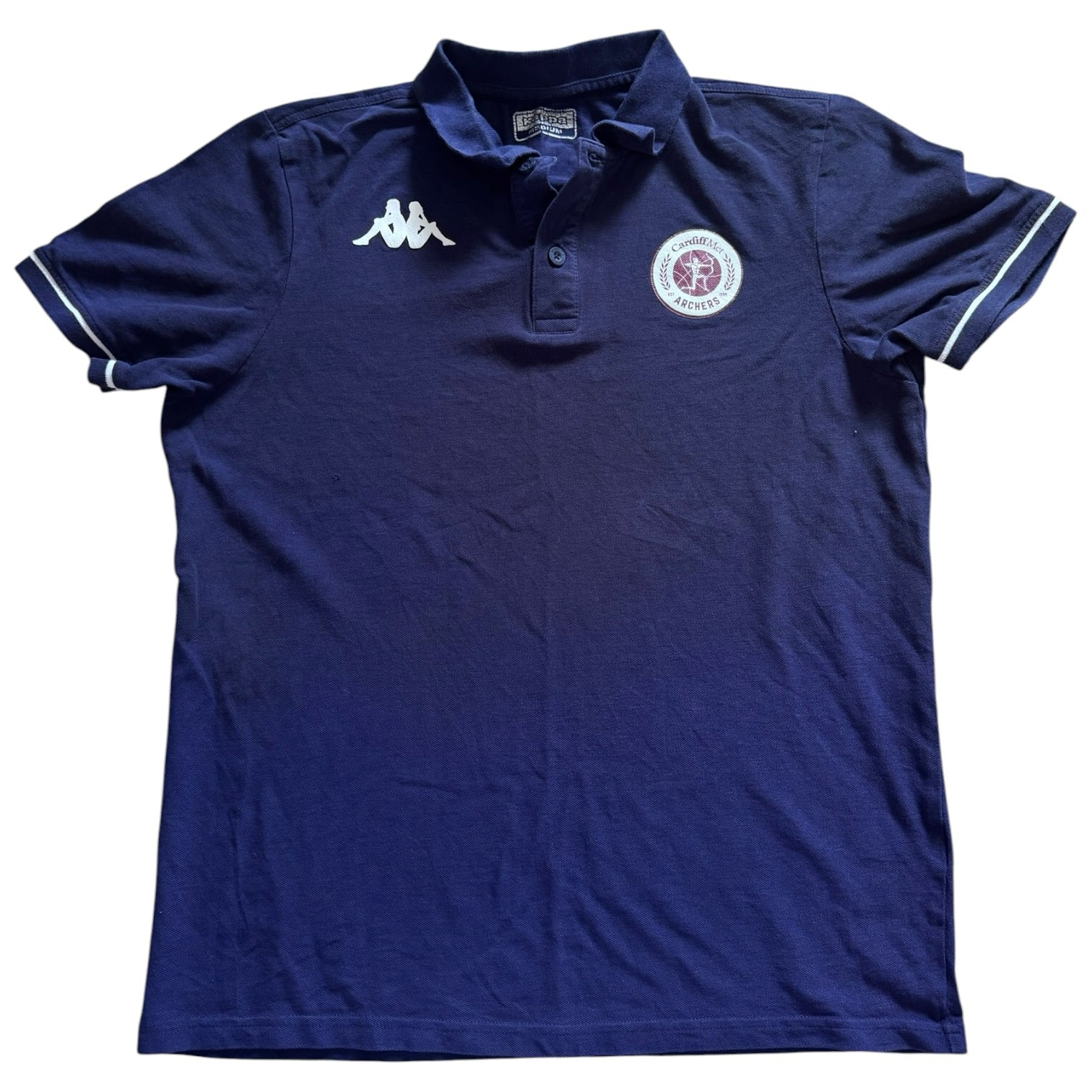 Medium Kappa Navy Cardiff Archers Polo Shirt