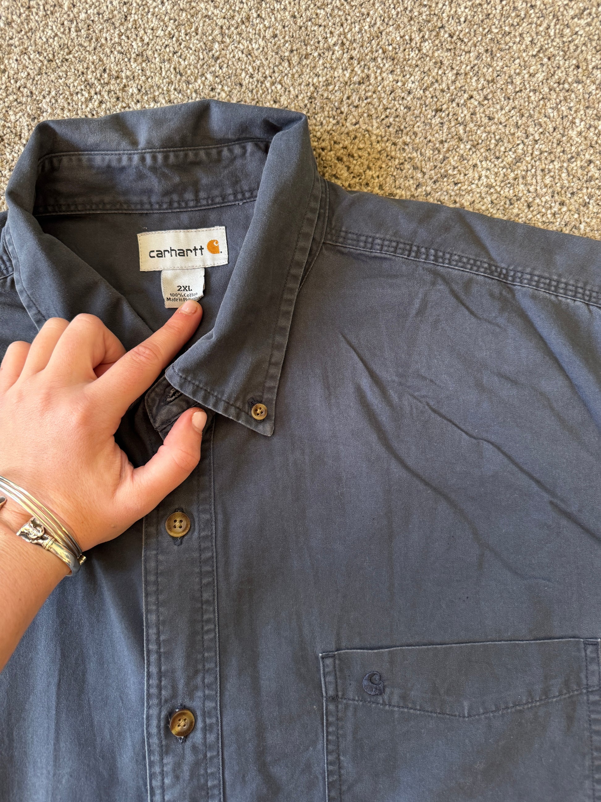 XXL Carhartt Navy Shirt