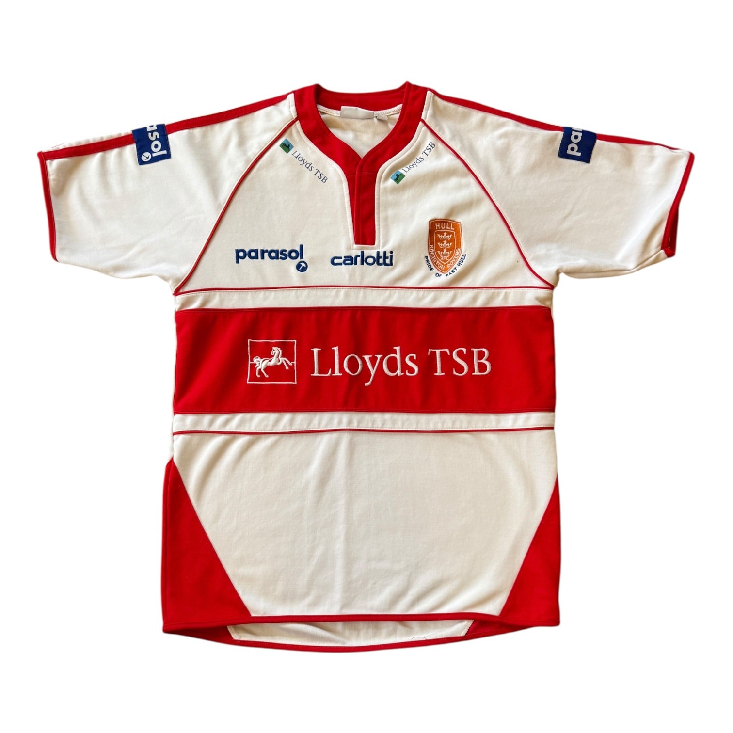 Small Carlotti White Hull Kingston Rovers Rugby Shirt