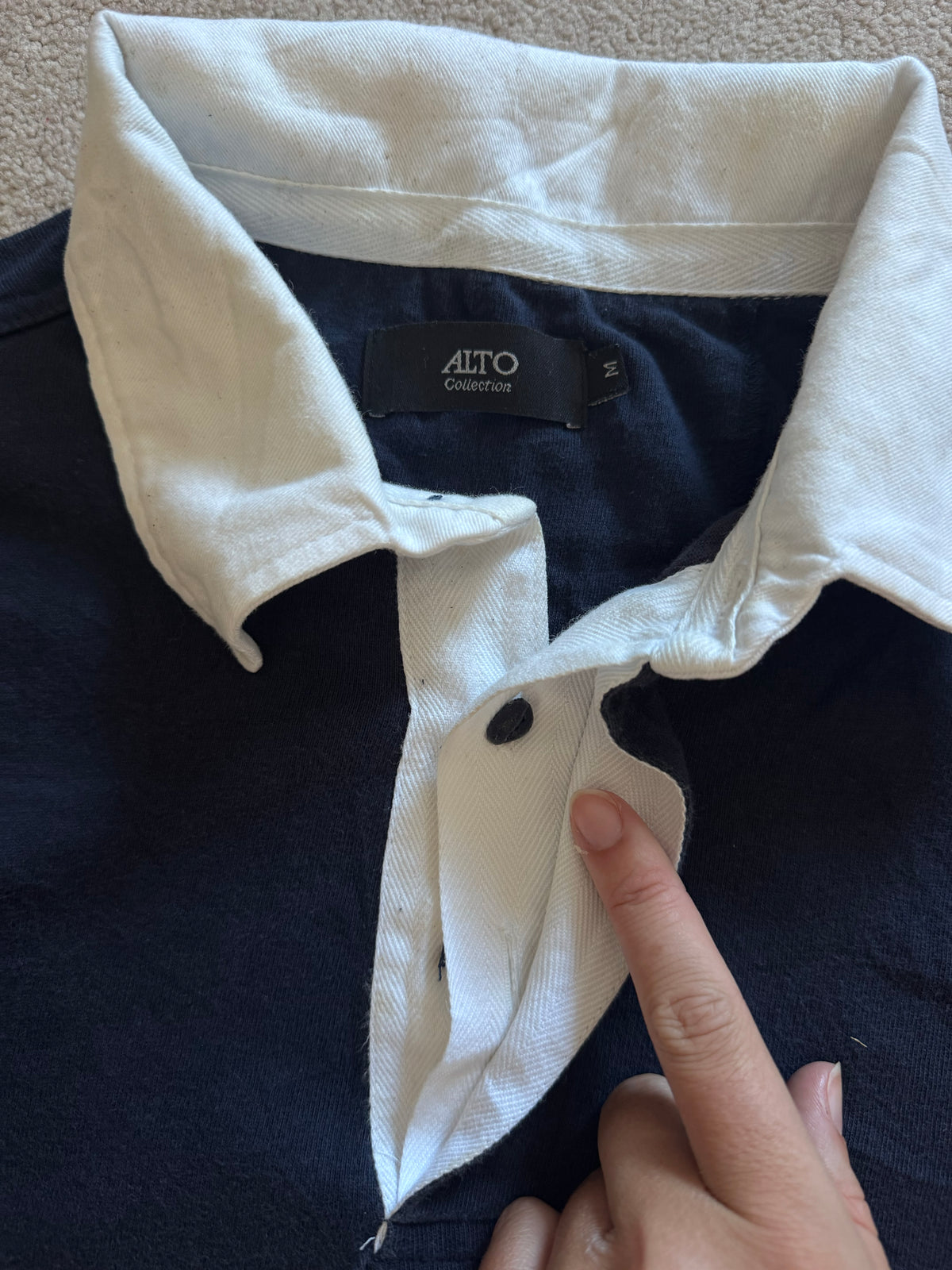 Medium Alto Navy Rugby Shirt