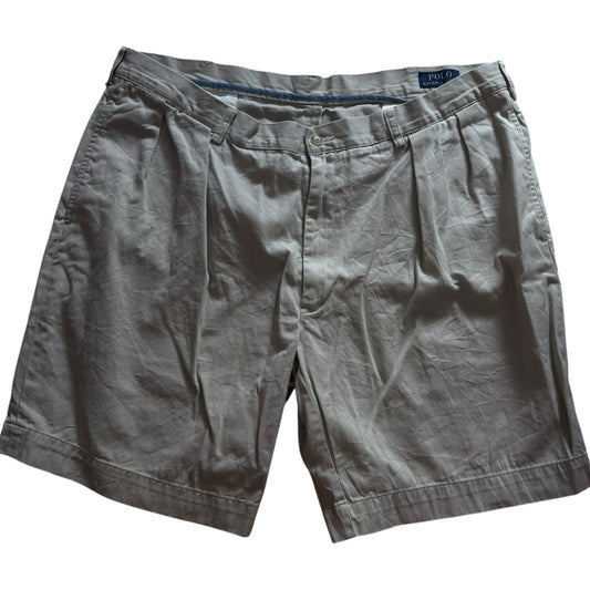 40" Ralph Lauren Beige Pleated Shorts