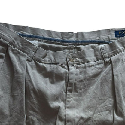 40" Ralph Lauren Beige Pleated Shorts