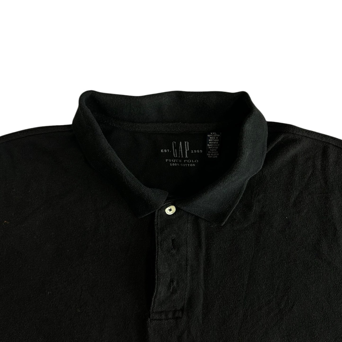 XXL Gap Black Polo Shirt