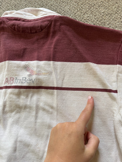 Small Barbarian White Harvard Business School Rugby Shirt