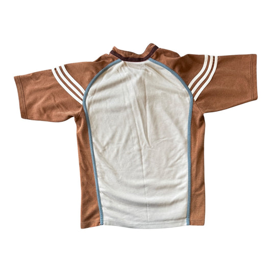 Small Adidas Brown New Zealand All Blacks Rugby Shirt