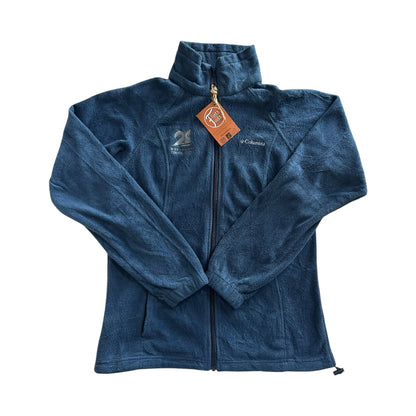 Woman's Small Columbia Blue Full Zip Company Fleece