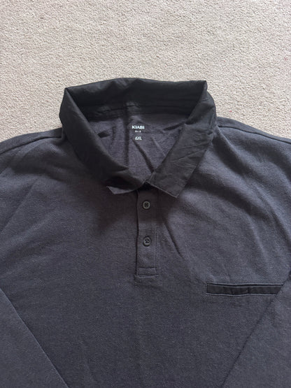 6XL Kiabi Washed Navy Rugby Shirt