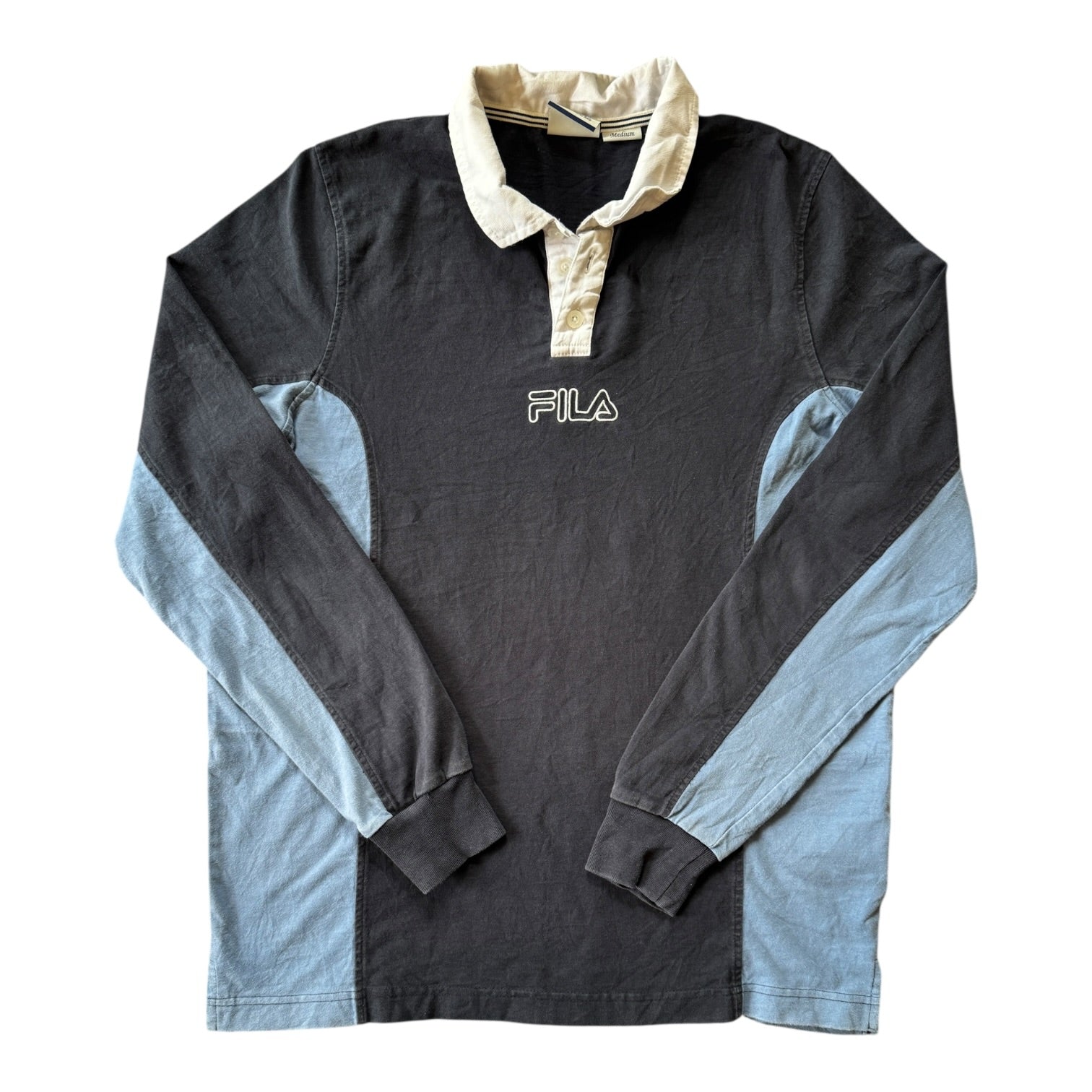 Medium Fila Navy Blue Rugby Shirt