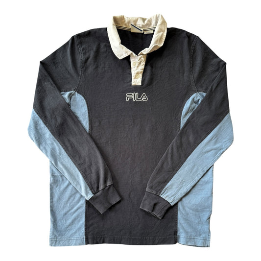 Medium Fila Navy Blue Rugby Shirt