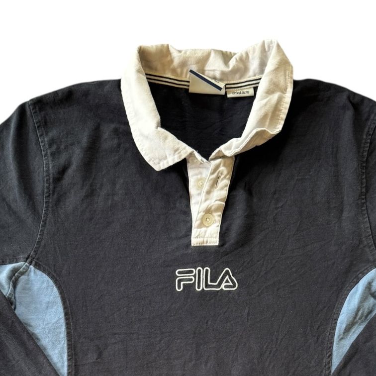 Medium Fila Navy Blue Rugby Shirt