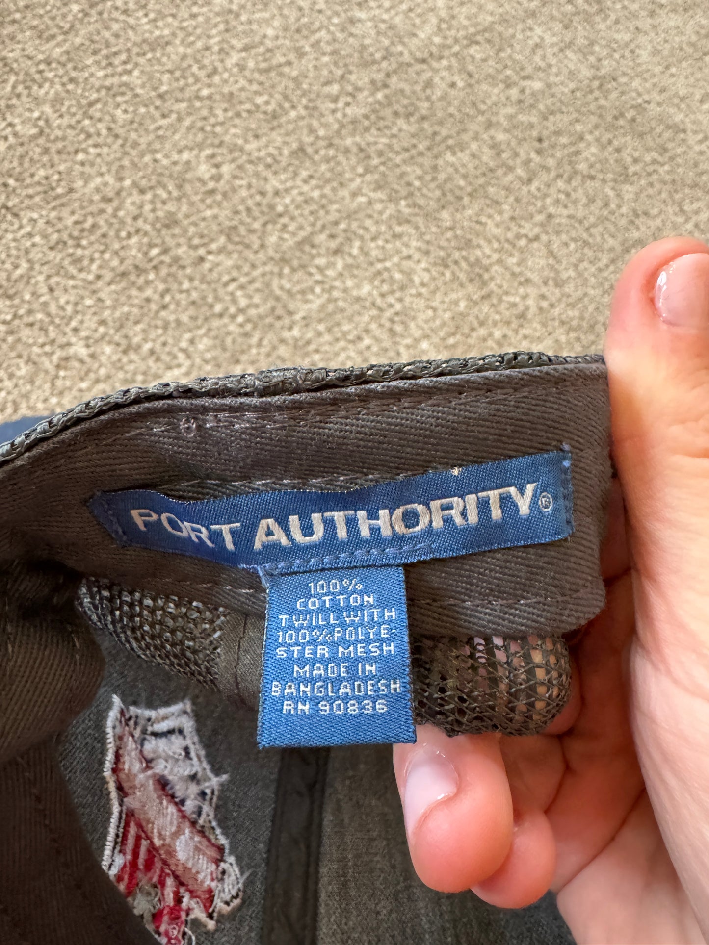 Port Authority Black David Hydro Vac Trucker Cap