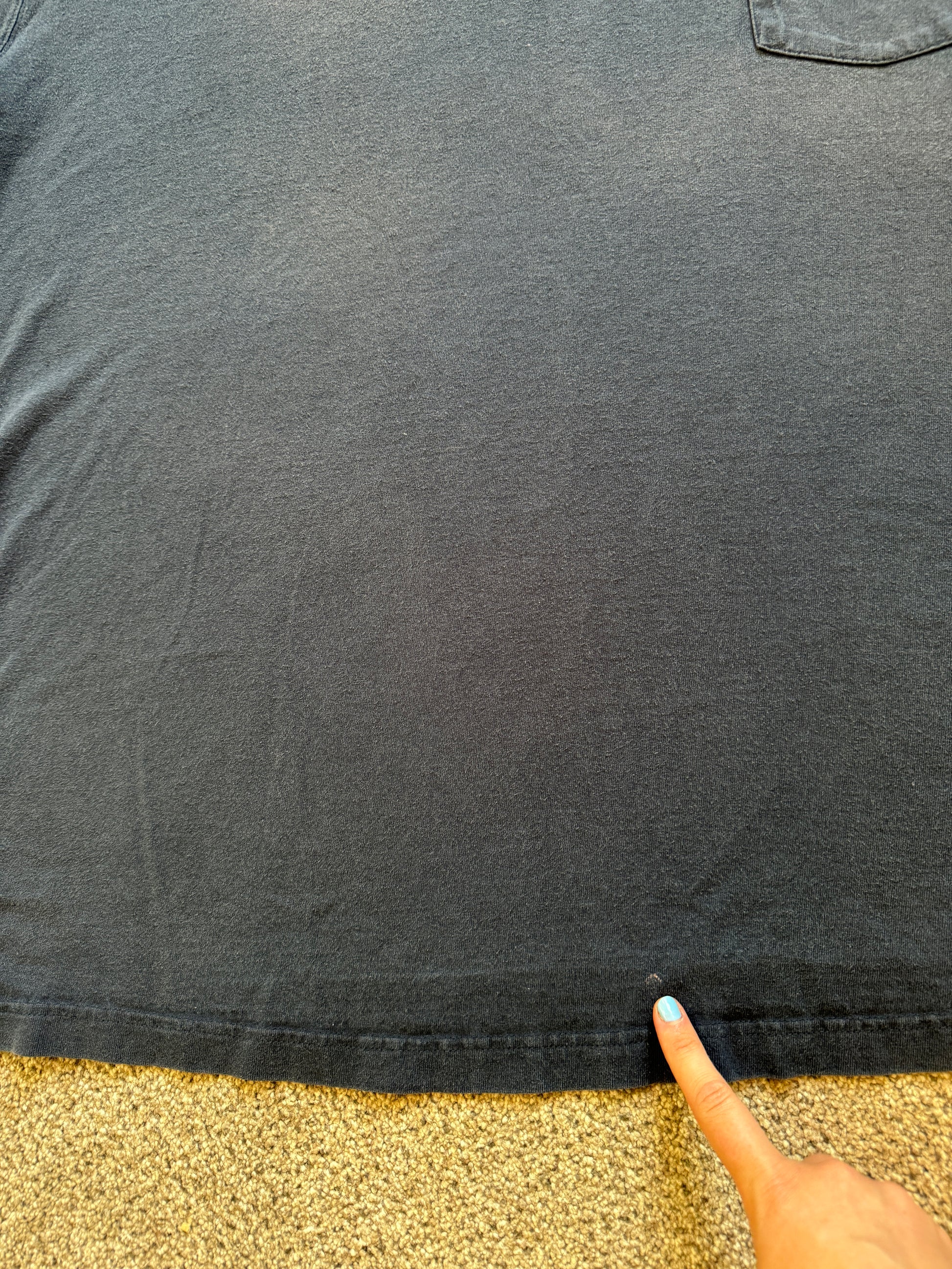 3XL Carhartt Washed Navy T-Shirt
