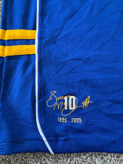 Signed Large Blue Leeds Rhinos Rugby Shirt