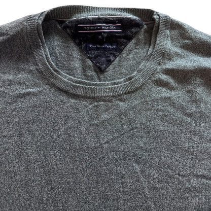 Extra Large Tommy Hilfiger Grey Knitted Jumper