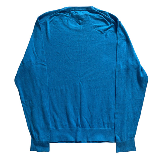 Large Tommy Hilfiger Blue Knitted Jumper