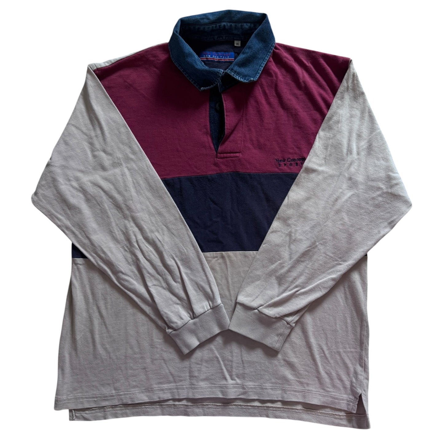 Medium New Concept Pink Striped Rugby Shirt