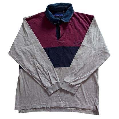 Medium New Concept Pink Striped Rugby Shirt