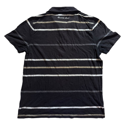 XXL Nike Brown Striped Polo Shirt