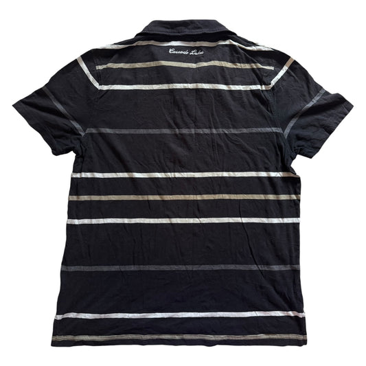 XXL Nike Brown Striped Polo Shirt