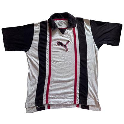 Medium Puma 90s White Polo Shirt