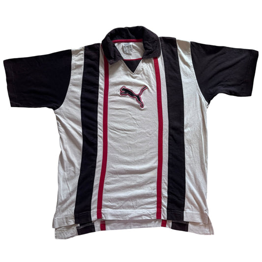 Medium Puma 90s White Polo Shirt
