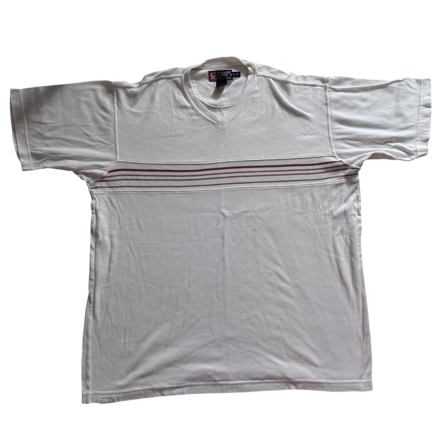 Extra Large Chaps White T-Shirt