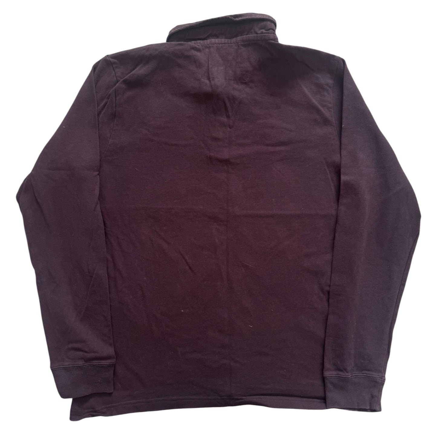 XXL Barredś Brown and Burgundy Rugby Shirt
