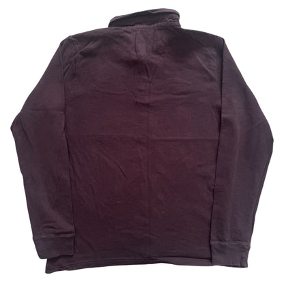 XXL Barredś Brown and Burgundy Rugby Shirt