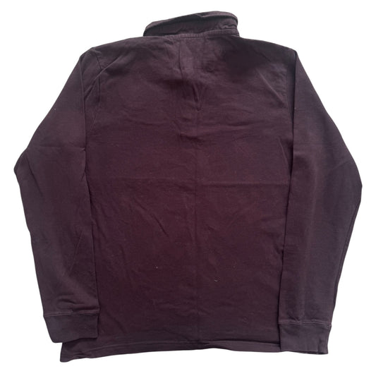 XXL Barredś Brown and Burgundy Rugby Shirt