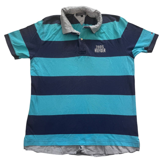 Extra Large Tommy Hilfiger Striped Polo Shirt
