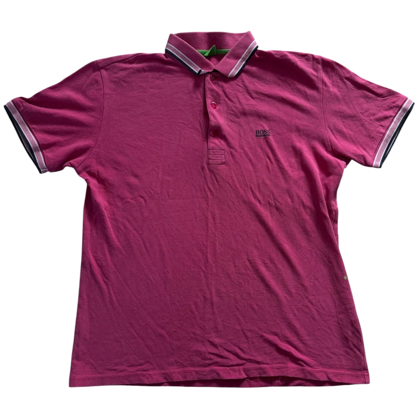 Large  Boss Pink Polo Shirt