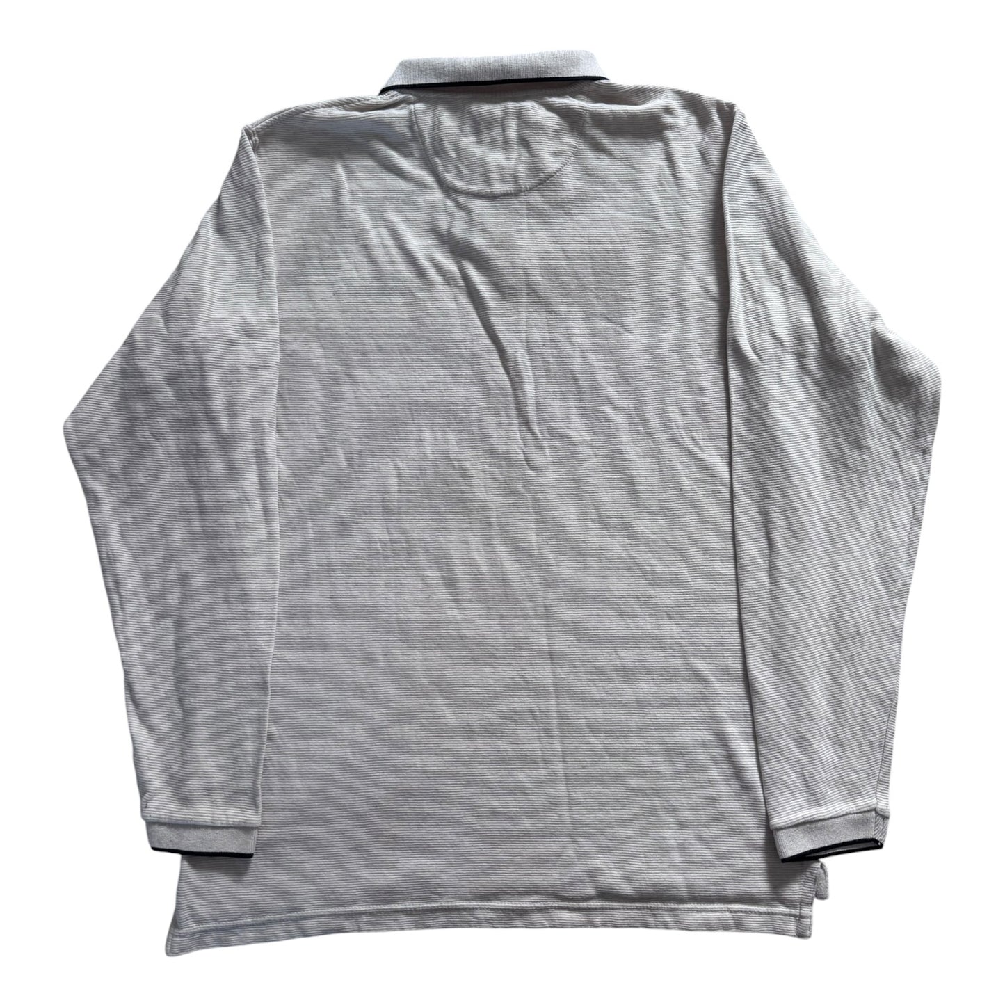 Small Chaps White Long Sleeved Polo Shirt