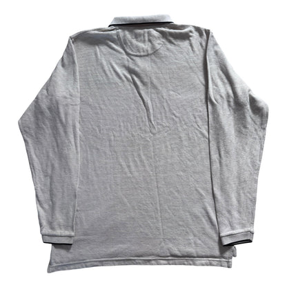 Small Chaps White Long Sleeved Polo Shirt