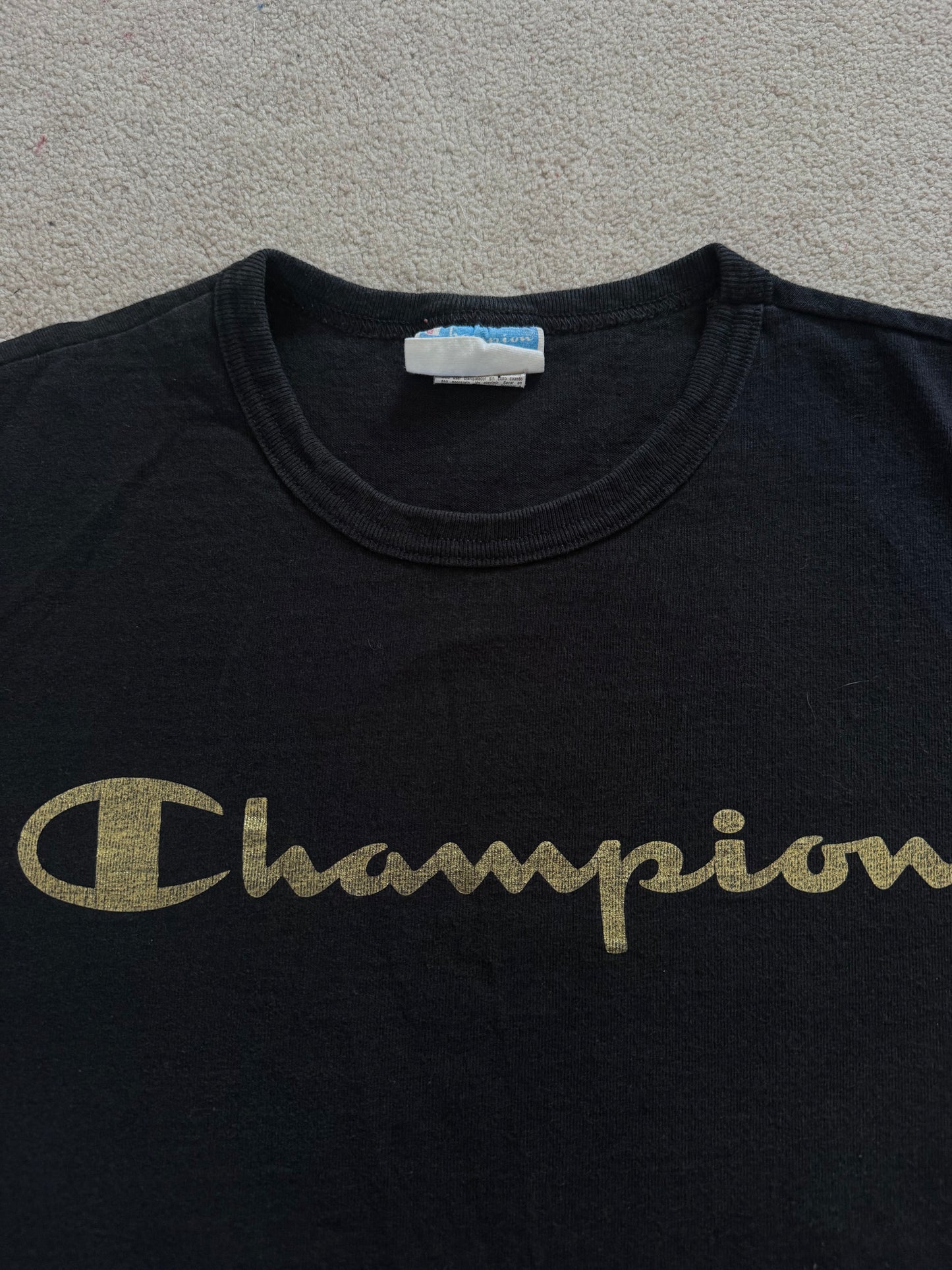 Medium Champion Black T-Shirt