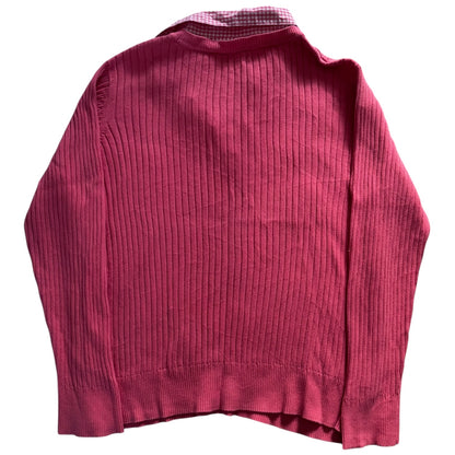 Women’s XXL IZOD Pink Knitted Jumper
