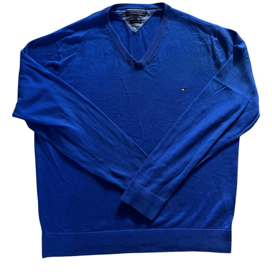 Extra Large Tommy Hilfiger Blue Knitted Jumper
