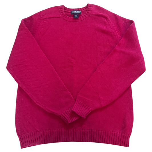 Womens Large Lands’ End Pink Thick Knitted Jumper