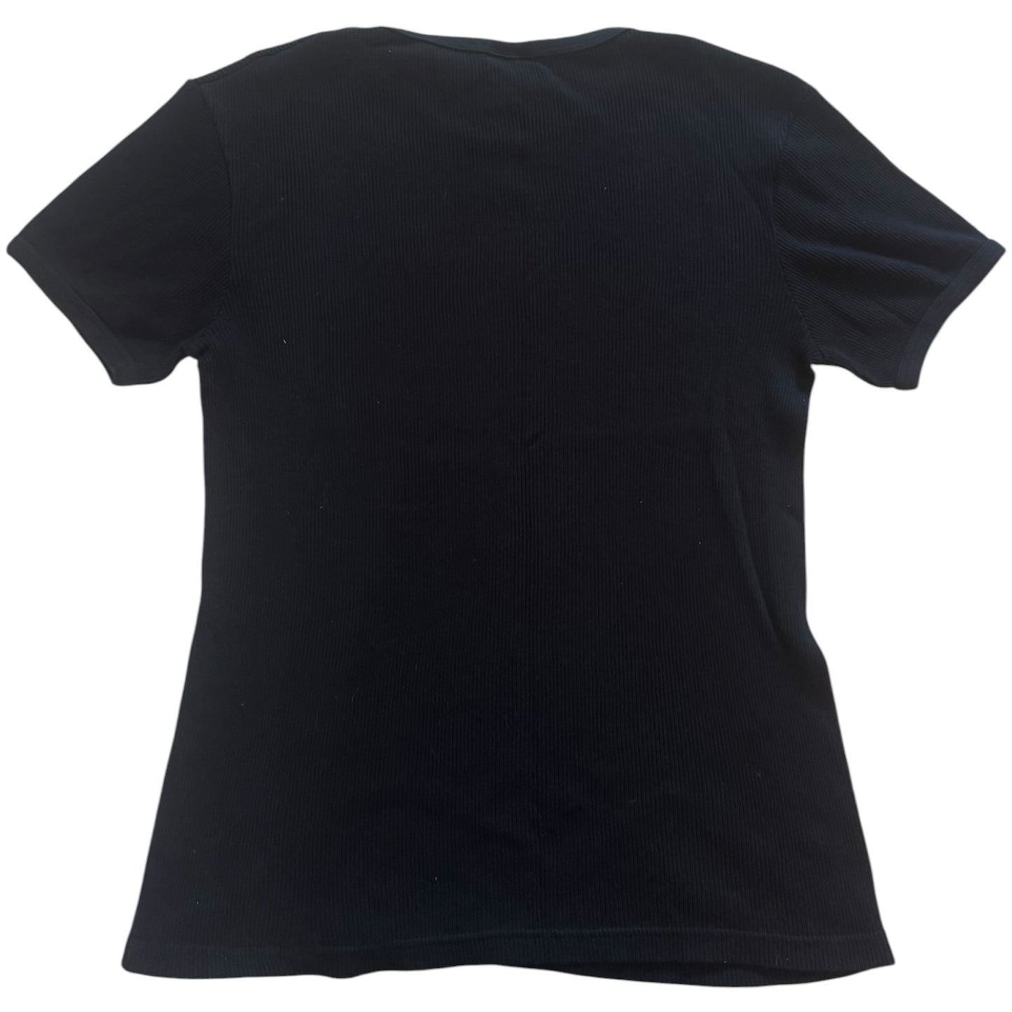 Womens Large Levi’s Black Ribbed T-Shirt