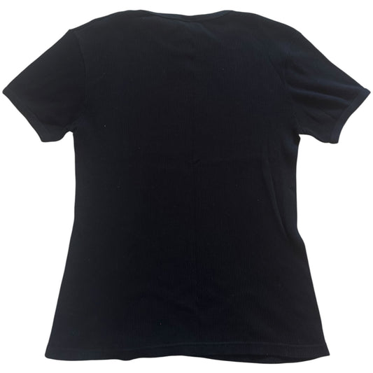 Womens Large Levi’s Black Ribbed T-Shirt