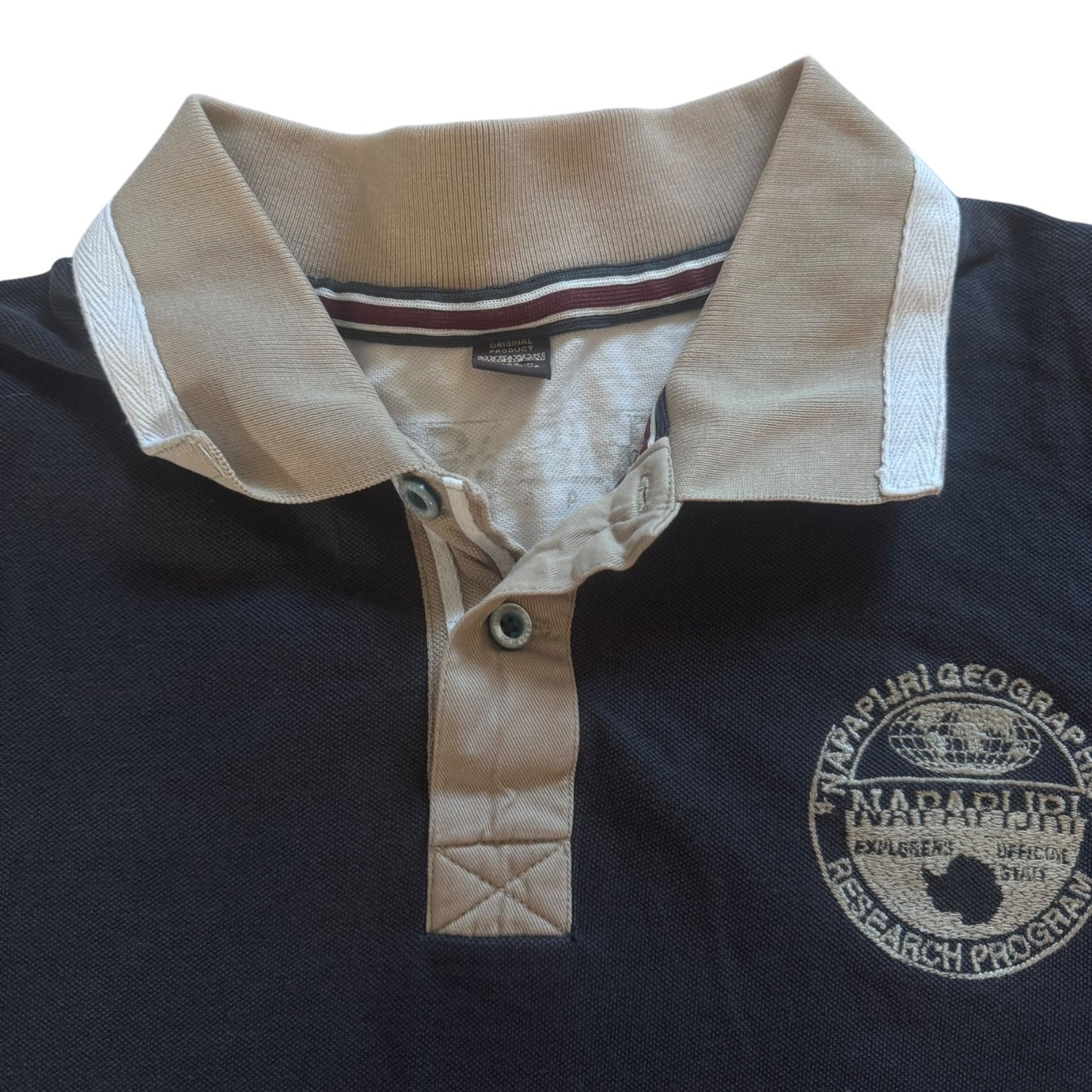 Medium Napapijri Navy Polo Shirt