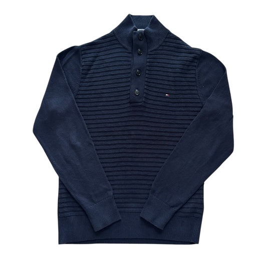 Medium Tommy Hilfiger Navy 1/4 Button