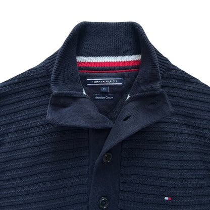Medium Tommy Hilfiger Navy 1/4 Button