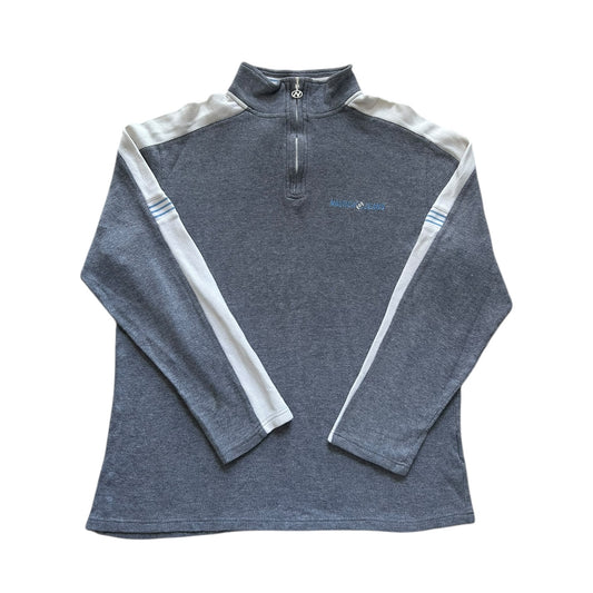 Large Nautica Grey 1/4 Zip