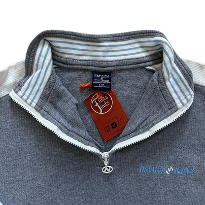 Large Nautica Grey 1/4 Zip