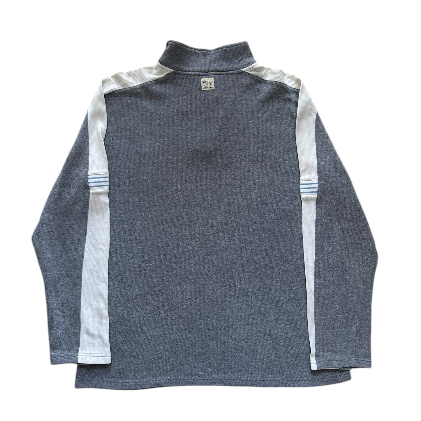 Large Nautica Grey 1/4 Zip