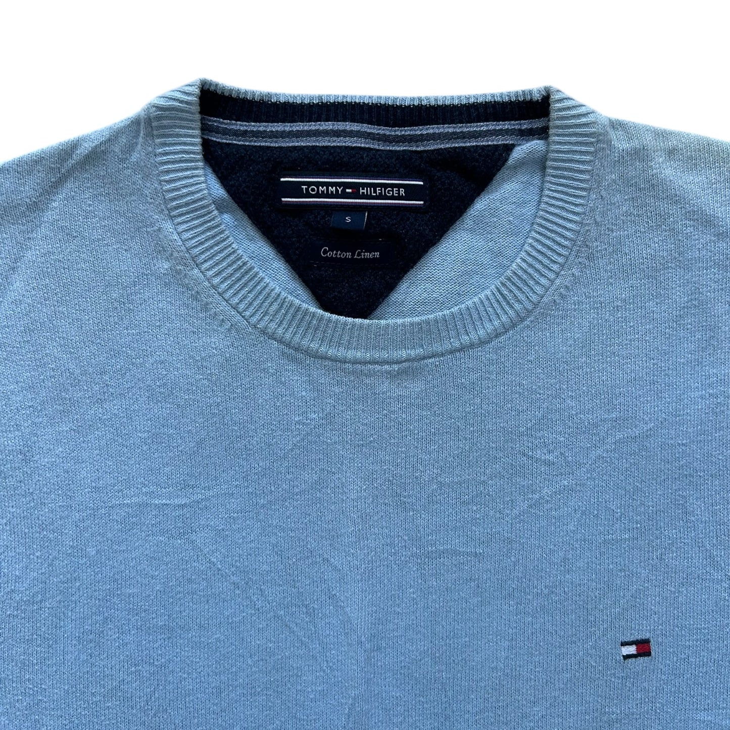 Small Tommy Hilfiger Light Blue Sweatshirt