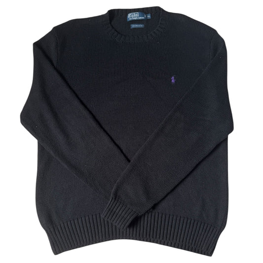 Extra Large Ralph Lauren Black Thick Knitted Jumper