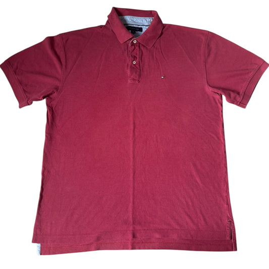 Extra Large Tommy Hilfiger Red Polo Shirt