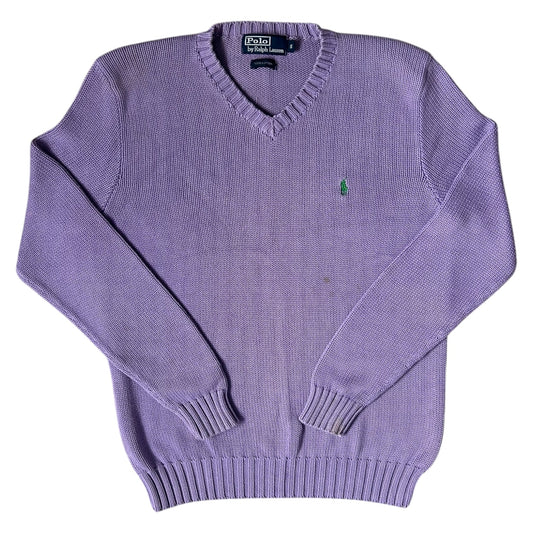 Women's Small Ralph Lauren Purple Knitted Jumper