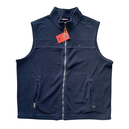 Extra Large Tommy Hilfiger Navy Fleece Gilet